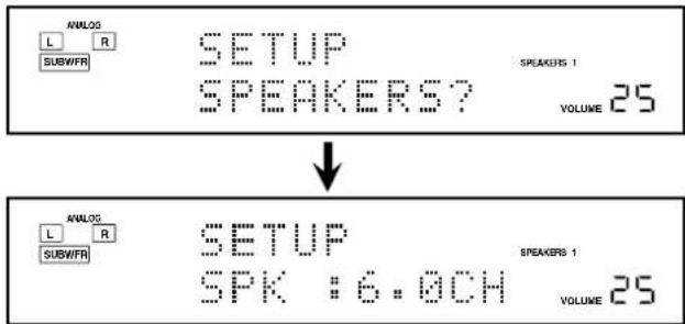 JVC RX7032 - Druk op de toets QUICK SPEAKER SETUP. - 1