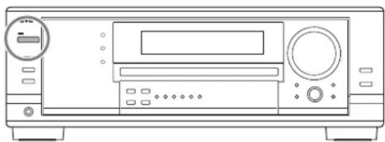 JVC RX7032 - Einschalten der Stromversorgung - 1