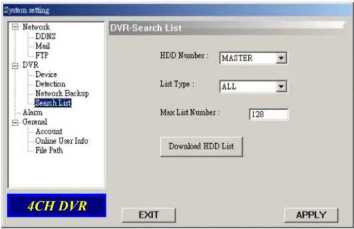 Monacor DMR524 - Liste de Recherche - 1
