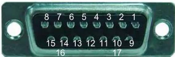 Monacor DMR524 - PIN 2. RS232-RX - 1