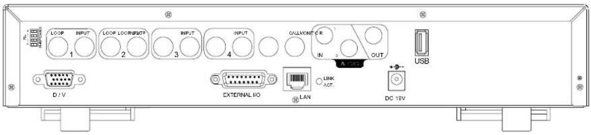 Monacor DMR520 - RÜCKWAND - 1