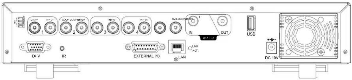 Monacor DMR520 - REAR PANEL - 4