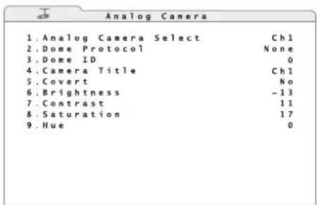 Monacor DMR616 - Kamerabezeichnungen - 2