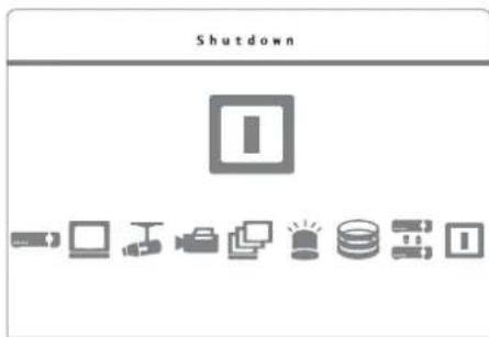 Monacor DMR616 - System herunterfahren oder neu starten - 1