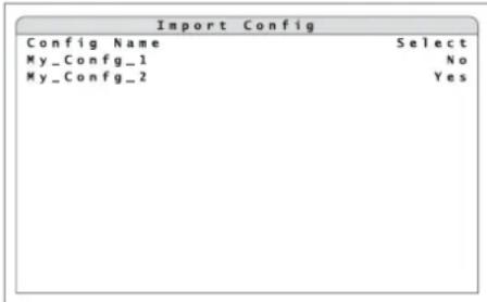 Monacor DMR616 - Caricare le impostazioni - 1