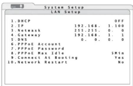 Monacor DMR616 - Impostazione di una connessione di rete - 3