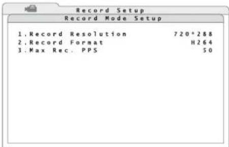 Monacor DMR616 - Settings for recording - 3