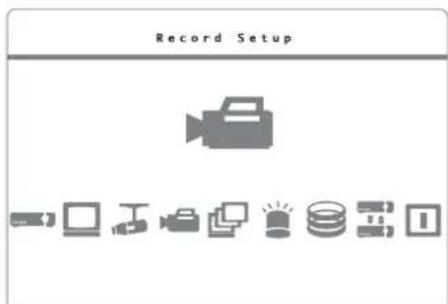 Monacor DMR616 - Settings for recording - 1