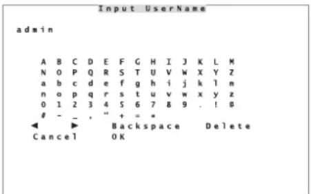 Monacor DMR616 - Appel du menu écran - 1
