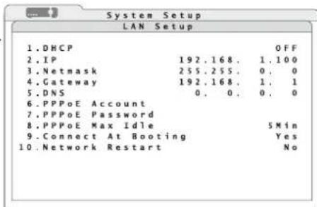 Monacor DMR616 - Einrichten einer Netzwerkverbindung - 3