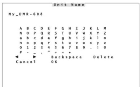 Monacor DMR616 - Gerätname - 1