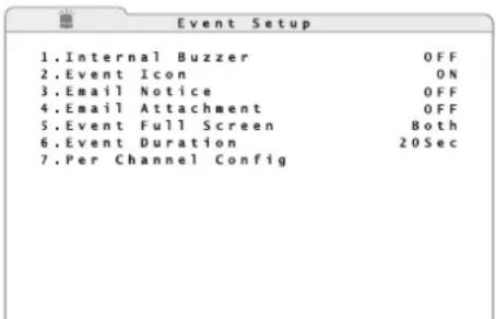 Monacor DMR616 - Alarm configuration - 2