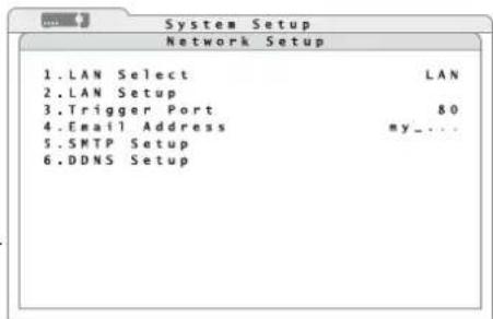 Monacor DMR616 - Setting up a network connection - 1