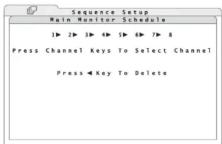 Monacor DMR616 - Sequenzfunktion einrichten - 3