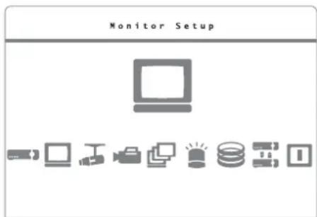 Monacor DMR616 - Monitor settings - 1