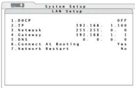 Monacor DMR616 - Einrichten einer Netzwerkverbindung - 2