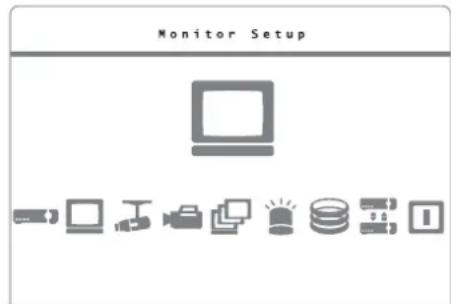 Monacor DMR616 - Reglages moniteur - 1