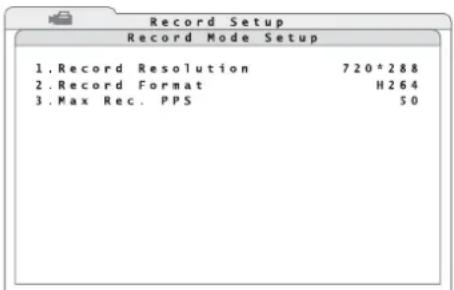 Monacor DMR616 - Aufnahmeeinstellungen - 3
