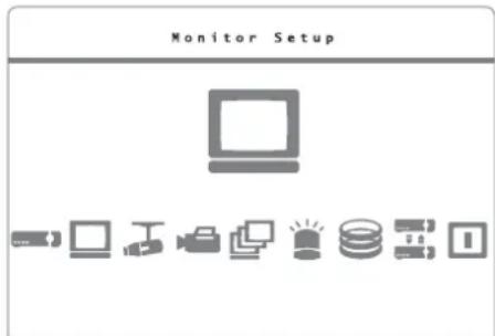 Monacor DMR616 - Impostazioni del monitor - 1
