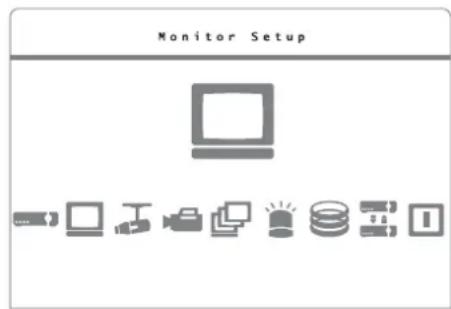 Monacor DMR616 - Monitoreinstellungen - 1