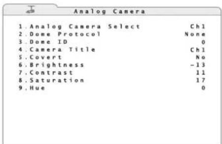 Monacor DMR616 - Camera titles - 2
