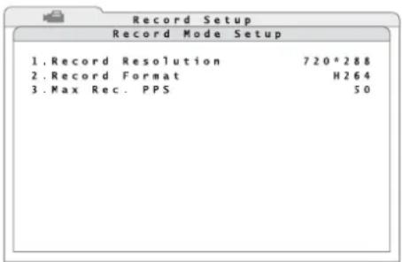 Monacor DMR616 - Reglages enregistrement - 3