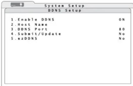 Monacor DMR616 - Reglage DDNS - 1