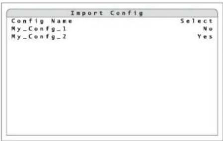 Monacor DMR616 - Einstellungen laden - 1