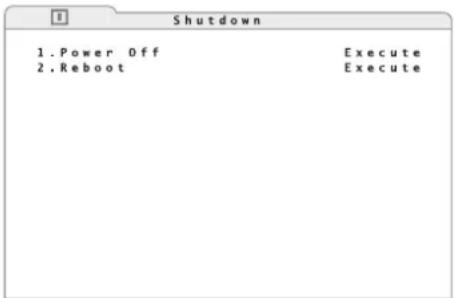 Monacor DMR616 - Quitter ou redémarrer le système - 2