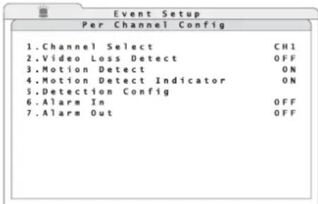 Monacor DMR616 - Alarmkonfiguration - 3