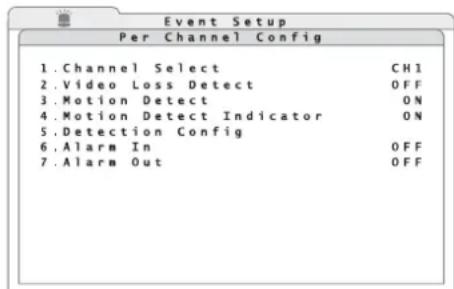 Monacor DMR616 - Configurazione dell'allarme - 3