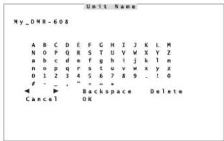 Monacor DMR616 - Unit name - 2
