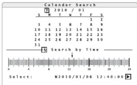 Monacor DMR616 - Ricerca delle registrazioni - 2