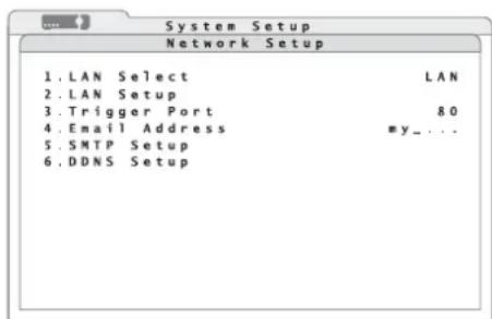 Monacor DMR604 - Etablissement d'une connexion réseau - 1