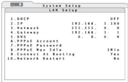Monacor DMR604 - Etablissement d'une connexion réseau - 3