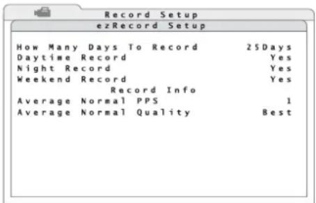 Monacor DMR604 - Configurare "ezRecord" - 1
