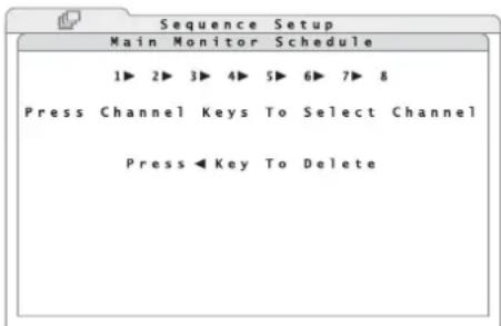 Monacor DMR604 - Sequenzfunktion einrichten - 3