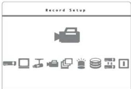 Monacor DMR604 - Settings for recording - 1