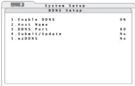 Monacor DMR604 - Réglage DDNS - 1