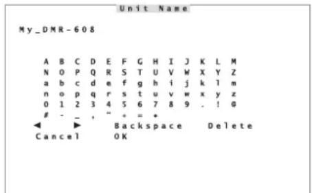 Monacor DMR604 - Gerätename - 1