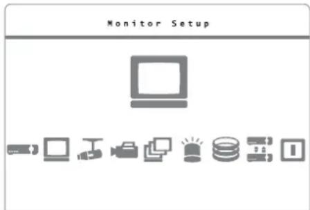 Monacor DMR604 - Réglages moniteur - 1