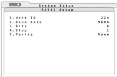 Monacor DMR604 - RS-485-Schnittstelle einrichten - 1