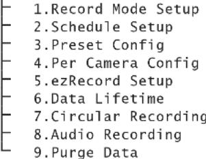 Monacor DMR604 - Record Setup - 1