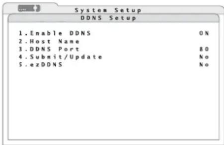 Monacor DMR604 - Impostare DDNS - 1