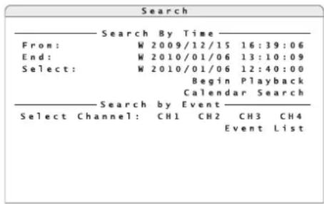 Monacor DMR604 - Aufzeichnungen suchen - 1