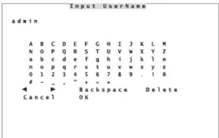 Monacor DMR604 - Appel du menu écran - 1