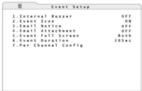 Monacor DMR604 - Configurazione dell'allarme - 2