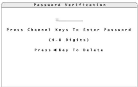 Monacor DMR604 - Aufruf des Bildschirmmenüs - 2