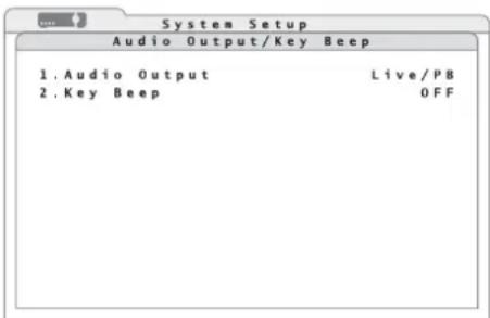 Monacor DMR604 - Tastenpiepton und Audioausgang - 1
