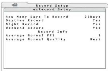 Monacor DMR604 - „ezRecord“ konfigurieren - 1